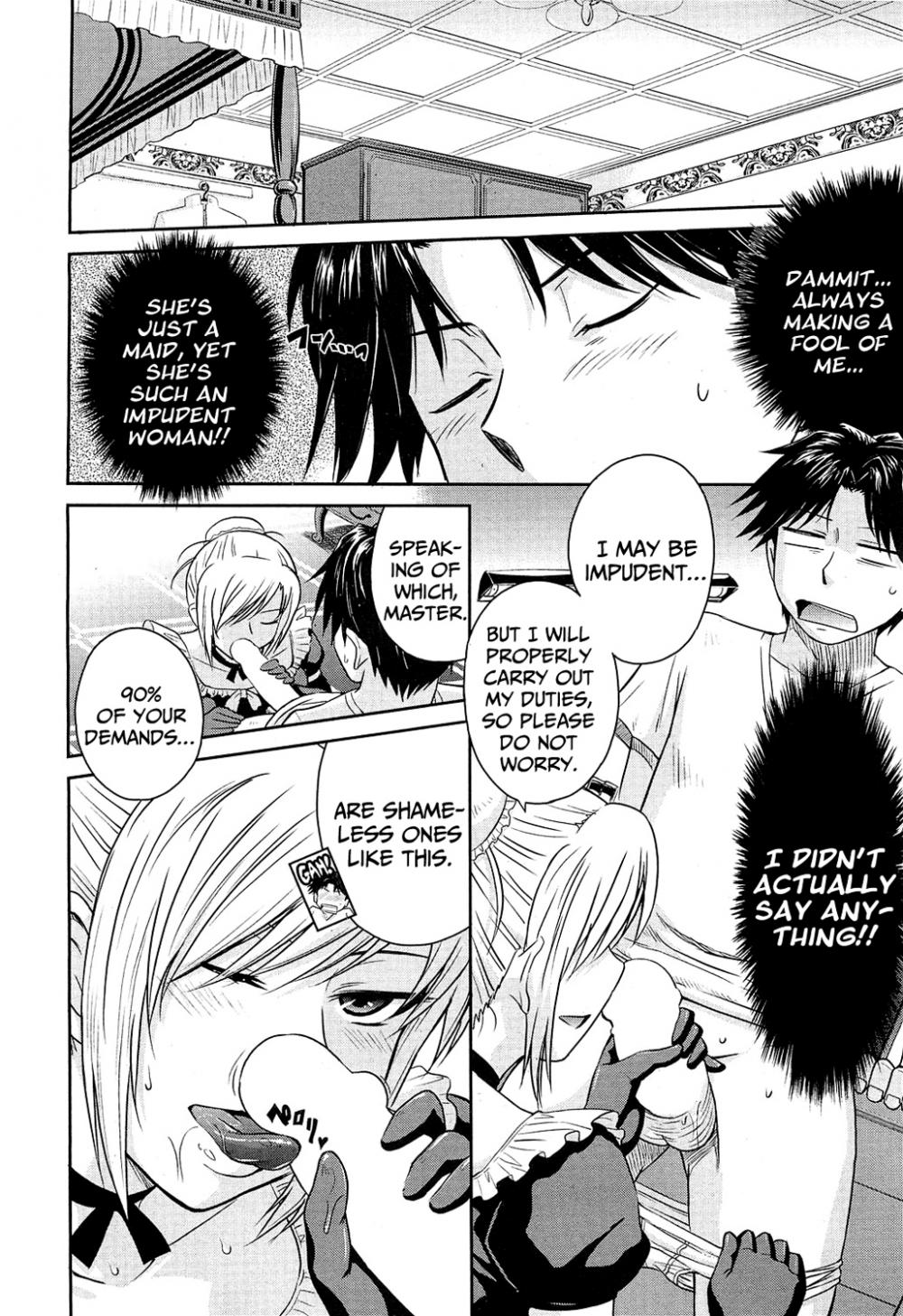 Hentai Manga Comic-Pathetic Prince and Spiteful Maid-Chapter 1-4